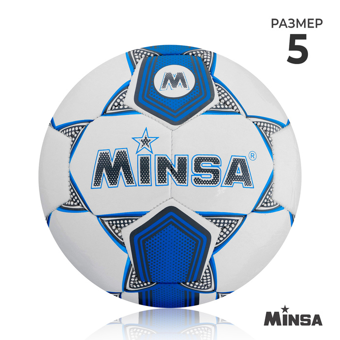 Футбольный мяч MINSA, машинная сшивка, 32 панели, р. 5, TPU - Фото 1