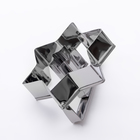 Форма для вырезания двойная Доляна «Звезда», 7×7 см, цвет хромированный - Фото 3