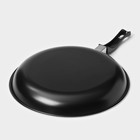 Набор сковородок «Жаклин», набор 3 шт.: 20/25/30×4 см, антипригарное покрытие, углеродистая сталь, чёрные - Фото 18