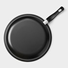 Набор сковородок «Жаклин», набор 3 шт.: 20/25/30×4 см, антипригарное покрытие, углеродистая сталь, чёрные - Фото 19