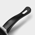 Набор сковородок «Жаклин», набор 3 шт.: 20/25/30×4 см, антипригарное покрытие, углеродистая сталь, чёрные - Фото 20