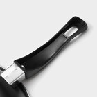 Набор сковородок «Жаклин», набор 3 шт.: 20/25/30×4 см, антипригарное покрытие, углеродистая сталь, чёрные - Фото 21