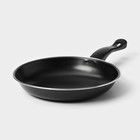 Набор сковород «Жаклин», 3 предмета: 20/25/30×4 см, антипригарное покрытие, цвет чёрный - Фото 5