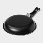 Набор сковород «Жаклин», 3 предмета: 20/25/30×4 см, антипригарное покрытие, цвет чёрный - Фото 8