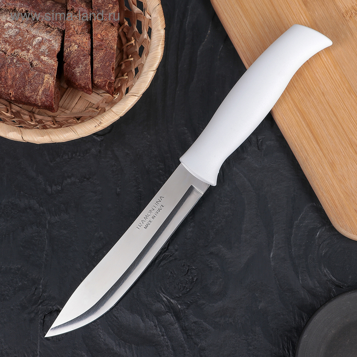 Нож для мяса 15 см Tramontina Athus, цвет белый - Фото 1