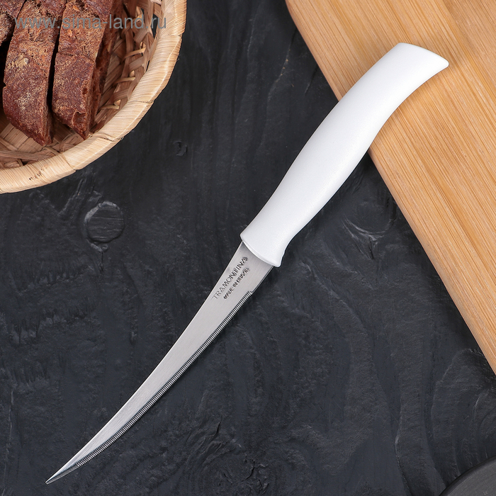 Нож кухонный для помидоров/цитрусовых Athus, лезвие 12,5 см, сталь AISI 420 - Фото 1