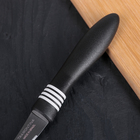 Нож для томатов 12,5 см Tramontina Cor & Cor, цвет черный, на блистере - Фото 4