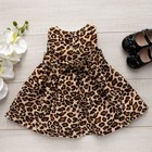 Сарафан вельветовый для девочки MINAKU "Леопард", рост 80-86 см, цвет бежевый/коричневый - Фото 8