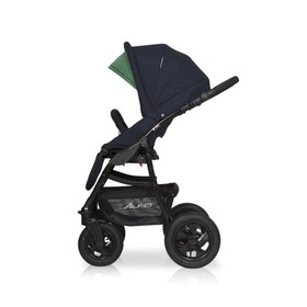 

Коляска 2 в 1 Alfa Riko Basic, 02 серый-изумруд