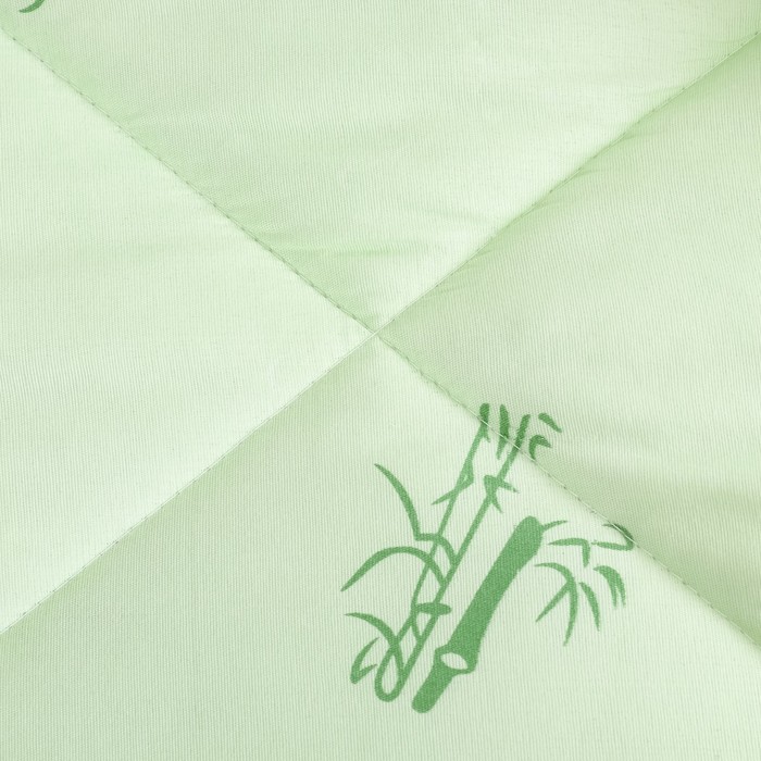 Одеяло Бамбук 140х205 см, полиэфирное волокно 200 гр/м, пэ 100% - фото 1887836132