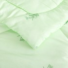 Одеяло Бамбук 140х205 см, полиэфирное волокно 200 гр/м, пэ 100% - Фото 6
