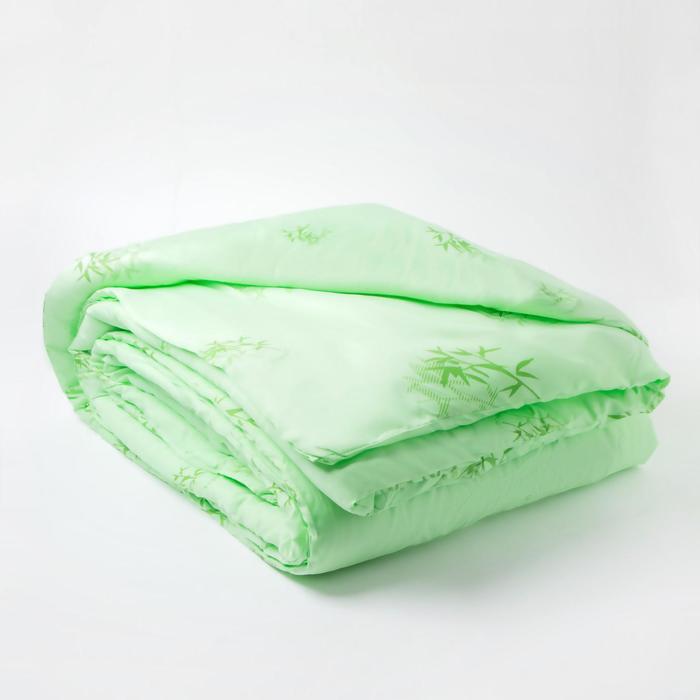 Одеяло Бамбук 140х205 см, полиэфирное волокно 200 гр/м, пэ 100% - фото 1887836131