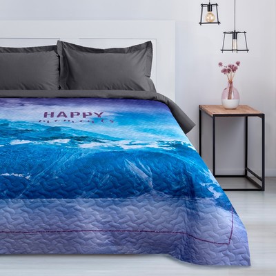 Покрывало "Этель" евро Happy moments, 200х220(+/-2) см, микрофибра