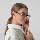 Готовые очки Восток 6621, цвет бордовый, +3,75 - Фото 3
