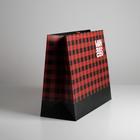 Пакет подарочный ламинированный, упаковка, «Man rules», XL 49 х 40 х 19 см - Фото 4