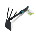 Мотыжка комбинированная Greengo, длина 30 см, 3 зубца, эргономичная прорезиненная ручка - Фото 9