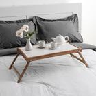 Столик для завтрака "Ренессанс", 60 х 40 см, массив ясеня, цвет темный орех - Фото 4