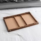 Столик для завтрака "Ренессанс", 60 х 40 см, массив ясеня, цвет темный орех - Фото 3