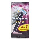 Бритвенные станки одноразовые Dorco TG-711, 2 лезвия, увлажняющая полоска, 5 шт - Фото 1