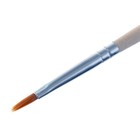 Кисть нейлон № 1, плоская, деревянная ручка - Фото 2