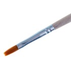 Кисть нейлон № 5, плоская, деревянная ручка - Фото 2