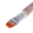 Кисть для рисования, нейлон, № 9, плоская, деревянная ручка, международный размер - фото 120040658