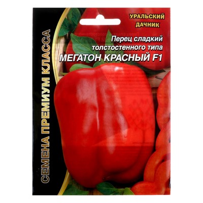 Семена перец сладкий «Мегатон Красный F1», 12 шт.