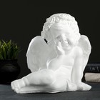 Фигура "Ангел сидя средний" 30х21х25см, белый - фото 8765231