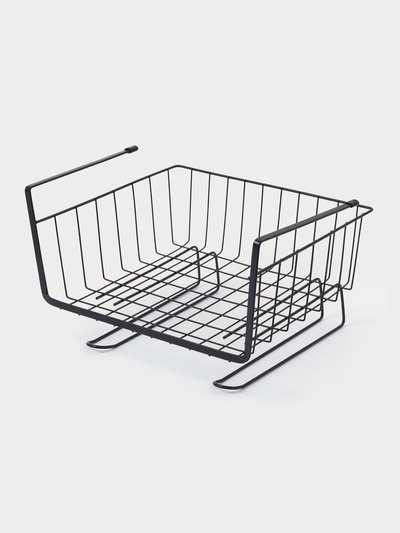 Корзина подвесная Доляна «Лофт», 28.5×24×17.5 см, чёрная