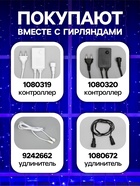 УЦЕНКА ЗАНАВЕС SPEC. IP44, УМС, Ш:2 м, В:6 м, Н.Б. 3W LED-1440-220V, БЕЗ контр. СИНИЙ - Фото 4