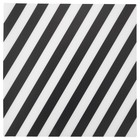 Салфетка под приборы ПИПИГ, в полоску, черный/белый - фото 8765381