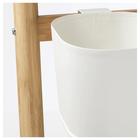 Подставка с 5 кашпо САТСУМАС, бамбук, белый - Фото 4