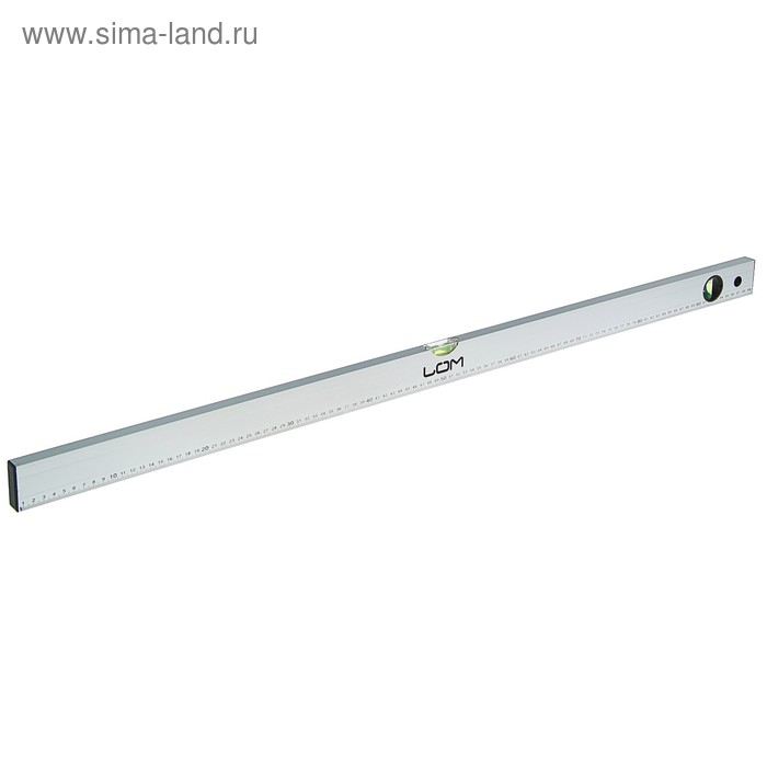 УЦЕНКА Уровень алюминиевый ЛОМ, 2 глазка, 1000 мм - Фото 1