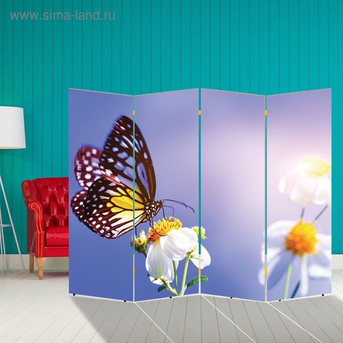 Ширма "Бабочка. декор 5", 200 х 160 см - Фото 1
