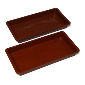 

Поддон для рассады, 42 × 21 × 4 см, цвет МИКС