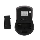 Мышь Ritmix RMW-555, беспроводная, оптическая, 1000 dpi, 2xAAA (не в комплекте), USB, чёрная - Фото 5
