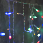 УЦЕНКА Гирлянда «Бахрома-арка» 1×1 м, IP20, прозрачная нить, 126 LED, свечение мульти, 8 режимов, 220 В 4064532