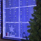 УЦЕНКА ВОДОПАД уличная, Ш:2 м, В:1,5 м, Н.Т. LED-400-220V, 8 режимов, БЕЛО-СИНИЙ - фото 14716650