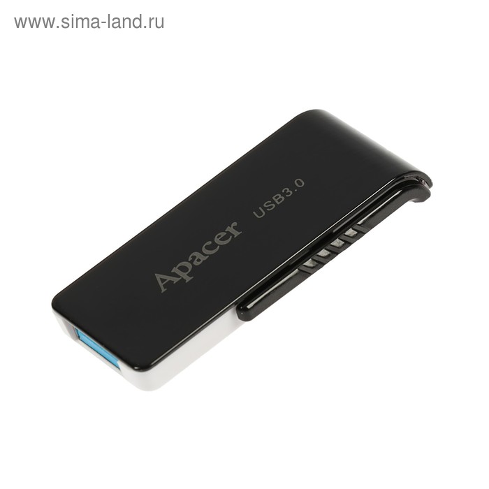 УЦЕНКА Флешка Apacer AH350, 32 Гб, USB2.0, чт до 25 Мб/с, зап до 15 Мб/с, чёрная - Фото 1