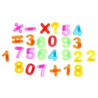 Обучающий набор с магнитными пластиковыми цифрами «Учим цифры», карточки с заданиями, по методике Монтессори - Фото 4