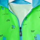 Ветровка для мальчика MINAKU "Мишка", рост 116-122 см, цвет зеленый - Фото 6