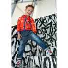 Ветровка для мальчика MINAKU "Молния", рост 116-122 см, цвет оранжевый - Фото 1