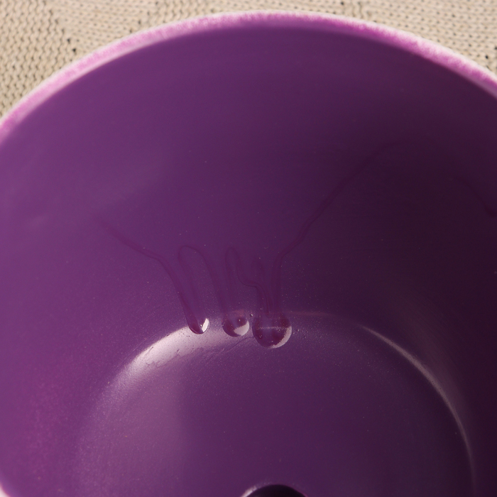 Горшок в форме чашки "Эмма" лаванда, 19х15х10см - фото 1908428600