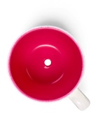 Горшок для цветов «Эмма», 1.3 л, 19×15×10 см, керамика, с поддоном, белый, розовый, Greengo - фото 60777361