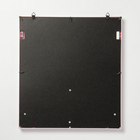 Фоторамка пластик на 7 фото 7х7, 8х8 см с штемп.подушкой "Семья" розовая 36х20 см - фото 60996574