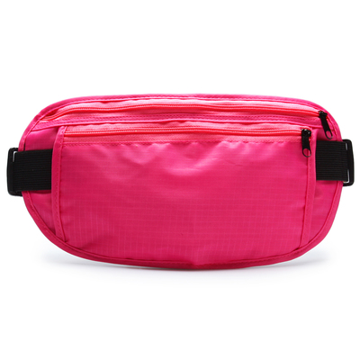 Сумка спортивная на пояс ONLITOP, 25×13 см, розовая
