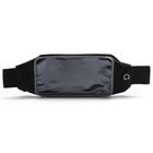 Сумка спортивная на пояс для телефона ONLYTOP, 23 см, цвет чёрный - фото 3827757