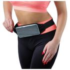 Сумка спортивная на пояс для телефона ONLYTOP, 23 см, цвет чёрный - фото 3827759