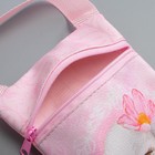 Детский подарочный набор Зайка: сумка + брошь, цвет розовый - фото 9255513
