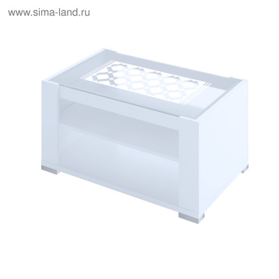 Стол журнальный «Тиффани», 500×800×400 мм, цвет белый